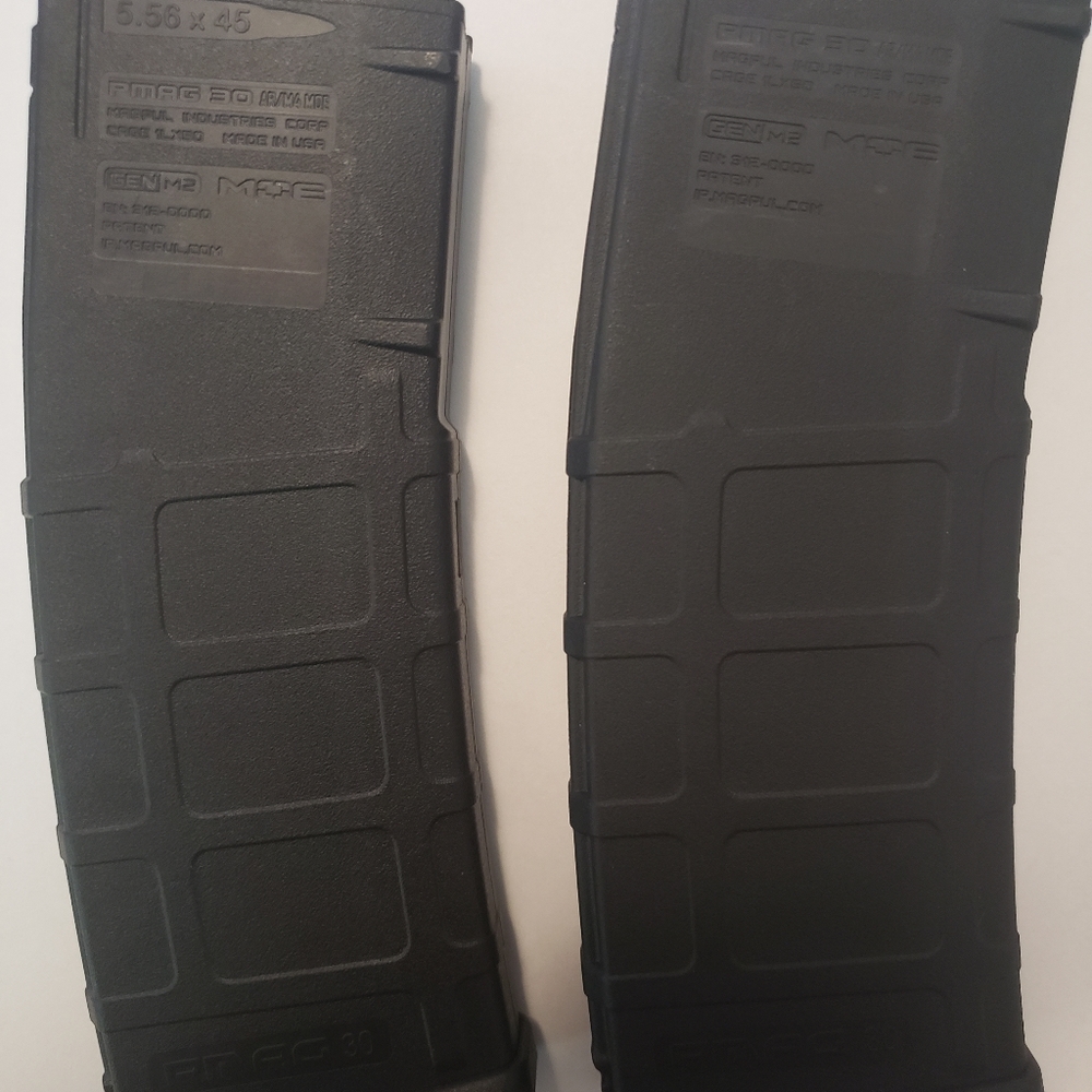 2 Magpul PMAG 5.56 Caliber Magazines